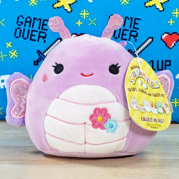 Squishmallows Other - Squishmallow Brenda the Butterfly 4.5" UltraSoft Easter Holiday Plush Toy NWT